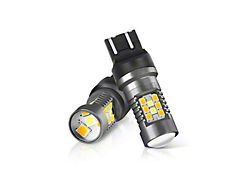 LED Chip Machine-Soldered Bulbs; White/JDM Yellow; 7443 
