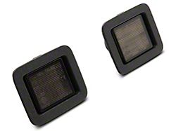 Axial LED License Plate Lamps; Smoked (15-22 F-150)