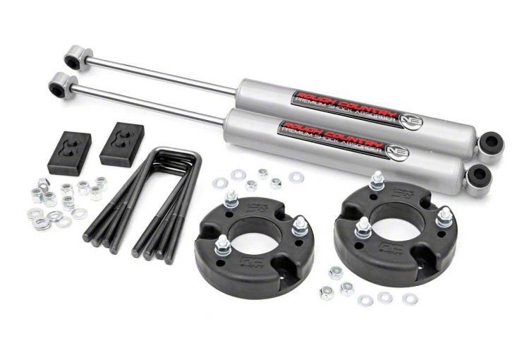 Rough Country F-150 2-Inch Front Leveling Kit With Premium N3 Shocks ...