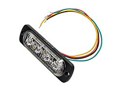 Oracle 4-LED Slim Strobe Light; Red (Universal; Some Adaptation May Be Required)