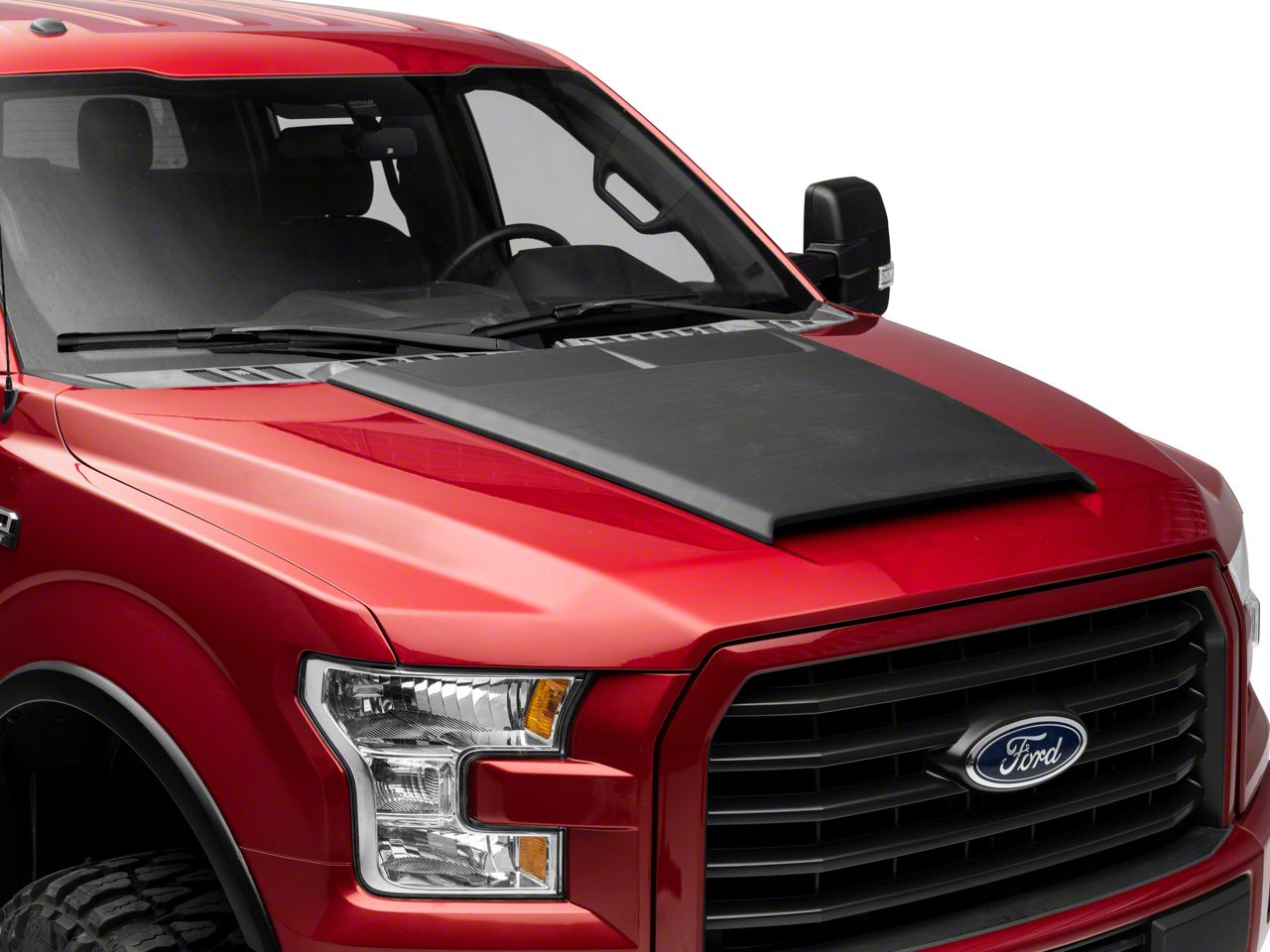 Air Design F-150 Hood Scoop; Satin Black FO25A01 (15-20 F-150 ...