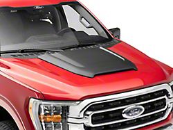 Air Design Hood Scoop; Satin Black (21-26 F-150, Excluding Raptor & Tremor)