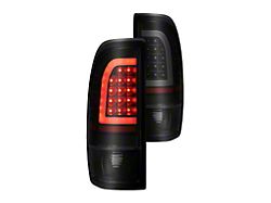 LED Tail Lights; Black Housing; Smoked Lens (97-03 F-150 Styleside Regular Cab, SuperCab)