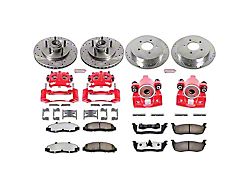 PowerStop Z36 Extreme Truck and Tow 5-Lug Brake Rotor, Pad and Caliper Kit; Front and Rear (Late 00-03 F-150 Lightning)