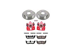 PowerStop Z36 Extreme Truck and Tow 5-Lug Brake Rotor, Pad and Caliper Kit; Rear (99-Early 00 F-150 w/ Rear Disc Brakes)