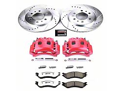 PowerStop Z36 Extreme Truck and Tow 6-Lug Brake Rotor, Pad and Caliper Kit; Front (2009 F-150)