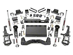 Rough Country 6-Inch Suspension Lift Kit with Lifted N3 Struts and Premium N3 Shocks (21-23 4WD F-150 SuperCab, SuperCrew w/o CCD System, Excluding PowerBoost, Powerstroke, Raptor & Tremor)
