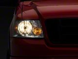 Raxiom Axial Series OEM Style Replacement Headlights; Chrome Housing; Clear Lens (04-08 F-150)