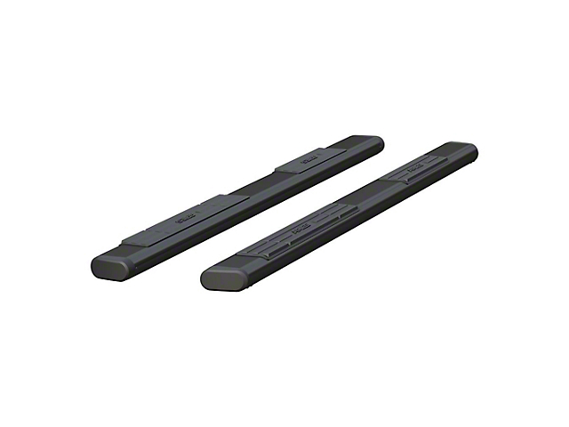 6-Inch Oval Side Step Bars without Mounting Brackets; Black (07-19 Sierra 2500 HD Extended/Double Cab; 07-23 Sierra 2500 HD Crew Cab)