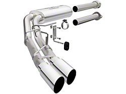 Magnaflow Street Series Dual Exhaust System with Polished Tips; Middle Side Exit (15-23 5.0L F-150, Excluding Tremor)