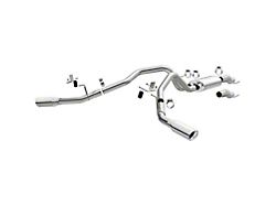 Magnaflow Street Series Dual Exhaust System with Polished Tips; Side Exit (15-22 3.5L EcoBoost F-150, Excluding Raptor, Tremor & 19-20 F-150 Limited)