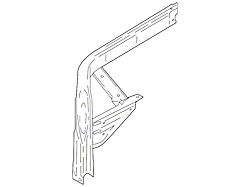 Ford Upper Inner Front Frame Rail; Passenger Side (15-20 F-150)