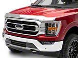 Aeroskin Hood Protector; Chrome (21-26 F-150, Excluding King Ranch, Platinum, Raptor & Tremor)