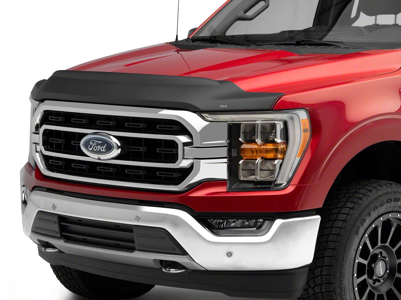 F150 Aeroskin II Hood Protector; Textured Black (2122 F150, Excluding Raptor & Tremor) Free