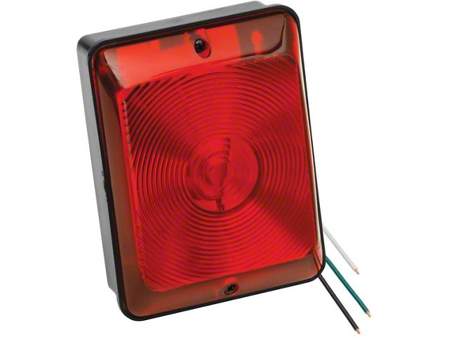 Trailer Tail Light 86; Single Stop-Tail-Turn with Black Base