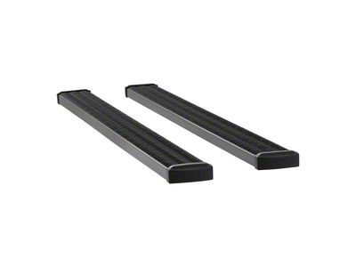Grip Step 7-Inch Running Boards without Mounting Brackets; Textured Black (07-21 Tundra CrewMax)