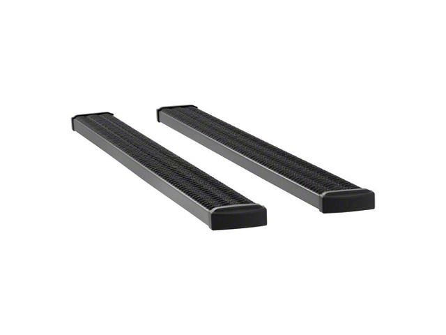 Grip Step 7-Inch Running Boards without Mounting Brackets; Textured Black (17-24 Titan Crew Cab)