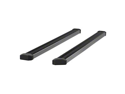SlimGrip 5-Inch Running Boards without Mounting Brackets; Textured Black (04-24 Titan Crew Cab)