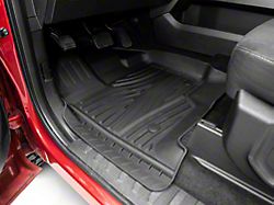 RedRock Molded Front and Rear Floor Liners; Black (15-22 F-150 SuperCrew)