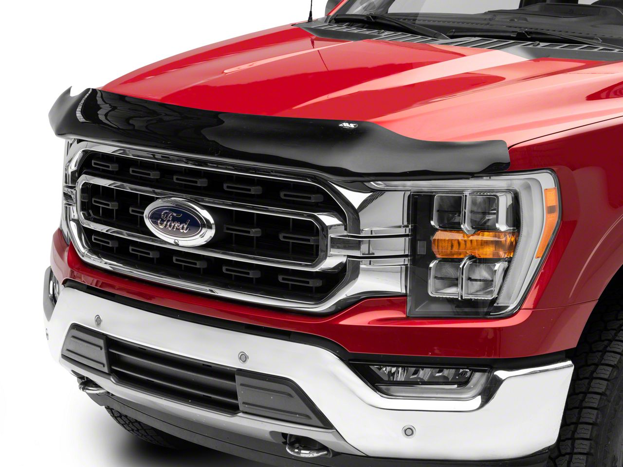 F-150 Bugflector II Hood Shield; Dark Smoke (21-22 F-150, Excluding ...