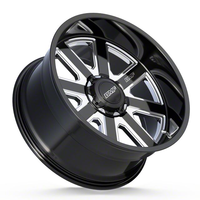 BMF Wheels F-150 Hustle Gloss Black Milled 6-Lug Wheel; 20x10; -25mm ...