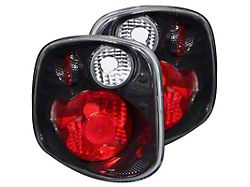 G2 Tail Lights; Carbon Housing; Clear Lens (01-03 F-150 Flareside)