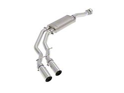 AFE Rebel Series 3 to 2.50-Inch Dual Exhaust System with Polished Tips; Middle Side Exit (21-23 5.0L F-150, Excluding Tremor)