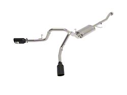 AFE Vulcan Series 3-Inch Dual Exhaust System with Black Tips; Side Exit (21-23 5.0L F-150, Excluding Tremor)
