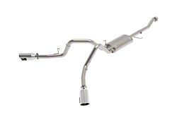 AFE Vulcan Series 3-Inch Dual Exhaust System with Polished Tips; Side Exit (21-23 5.0L F-150, Excluding Tremor)