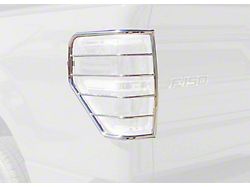 Tail Light Guards; Stainless Steel (09-14 F-150 Styleside)