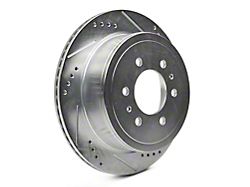 Proven Ground C&L Series Super Sport HD Cross-Drilled and Slotted 6-Lug Rotors; Rear Pair (04-11 F-150)