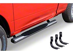 4-Inch OE Xtreme Side Step Bars; Stainless Steel (04-14 F-150 Regular Cab)