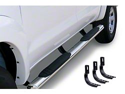 4-Inch OE Xtreme Side Step Bars; Stainless Steel (04-14 F-150 SuperCab)