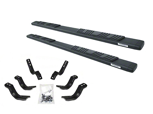 5-Inch OE Xtreme Low Profile Side Step Bars; Textured Black (17-22 F-350 Super Duty SuperCrew)