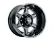 Weld Off-Road Aragon Gloss Black Milled 6-Lug Wheel; 20x12; -44mm Offset (03-09 4Runner)