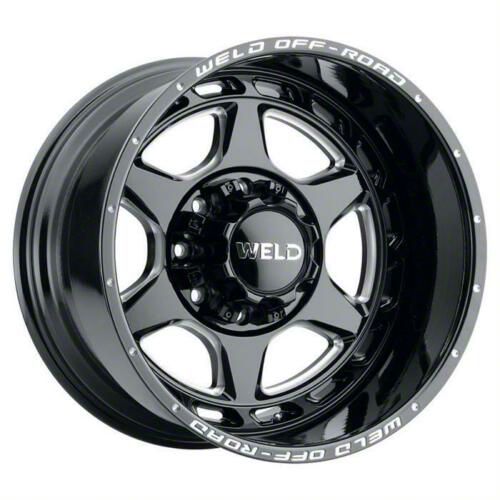 Weld Off Road F 150 Aragon Gloss Black Milled 6 Lug Wheel 20x9 0mm Offset W12309098500 21 23 5293