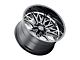 Weld Off-Road Cascade Gloss Black Milled 6-Lug Wheel; 22x10; -18mm Offset (21-24 Bronco, Excluding Raptor)