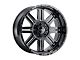 Weld Off-Road Chasm Gloss Black Milled 6-Lug Wheel; 22x12; -44mm Offset (16-23 Tacoma)
