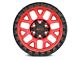 Weld Off-Road Cinch Candy Red 6-Lug Wheel; 20x10; 13mm Offset (05-15 Tacoma)