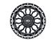 Weld Off-Road Flare Gloss Black Milled 6-Lug Wheel; 20x12; -44mm Offset (10-24 4Runner)