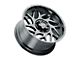 Weld Off-Road Fulcrum Gloss Black Milled 6-Lug Wheel; 20x10; 13mm Offset (05-15 Tacoma)