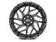 Weld Off-Road Fulcrum Gloss Black Milled 6-Lug Wheel; 20x9; 20mm Offset (21-24 Bronco, Excluding Raptor)