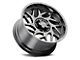 Weld Off-Road Fulcrum Gloss Black Milled 6-Lug Wheel; 20x9; 20mm Offset (21-24 Bronco, Excluding Raptor)