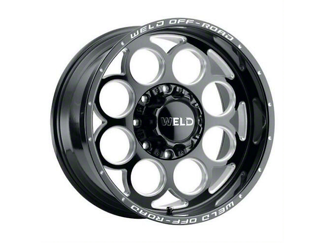 Weld Off-Road Redondo Gloss Black Milled 6-Lug Wheel; 20x9; 20mm Offset (22-23 Tundra)