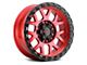 Weld Off-Road Cinch Candy Red 6-Lug Wheel; 17x9; -12mm Offset (10-24 4Runner)