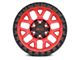Weld Off-Road Cinch Candy Red 6-Lug Wheel; 17x9; -12mm Offset (22-24 Tundra)