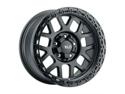 Weld Off-Road Cinch Gloss Black Milled 6-Lug Wheel; 17x9; 0mm Offset (21-24 Bronco, Excluding Raptor)