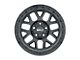 Weld Off-Road Cinch Satin Black 6-Lug Wheel; 17x9; 0mm Offset (21-24 Bronco, Excluding Raptor)