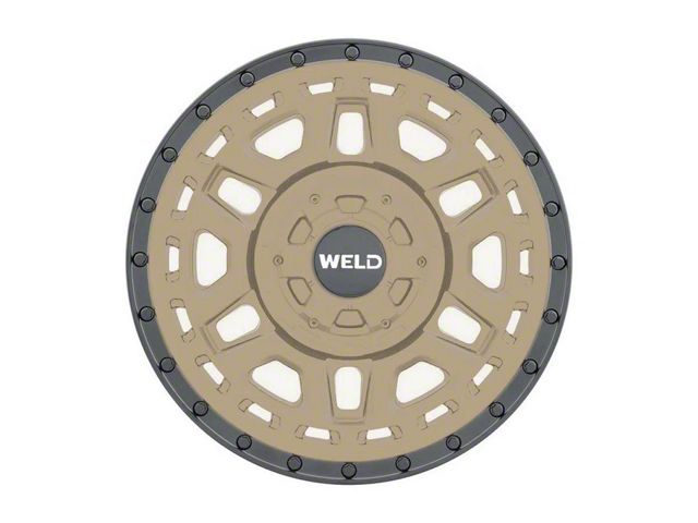 Weld Off-Road Crux Satin Bronze 6-Lug Wheel; 17x9; 0mm Offset (21-24 Bronco, Excluding Raptor)