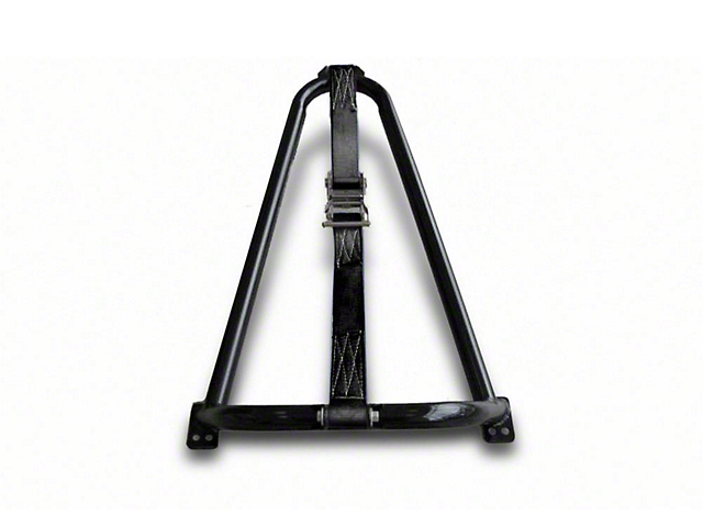 N-Fab Bed Mounted Tire Carrier; Gloss Black (Universal; Some Adaptation May Be Required)